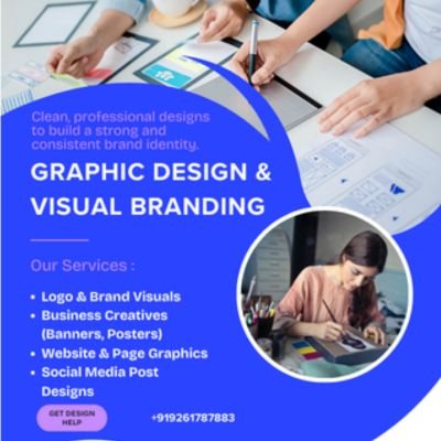graphics design & visual branding service for tech solutions provider
