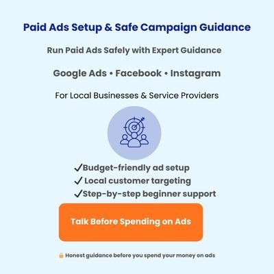 paid ads setup & campaign guidance