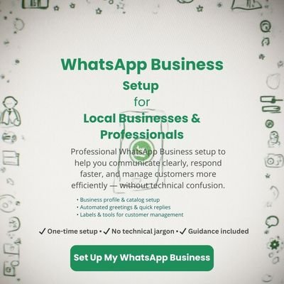 whatsapp business setup & configuration service for tech solution provider