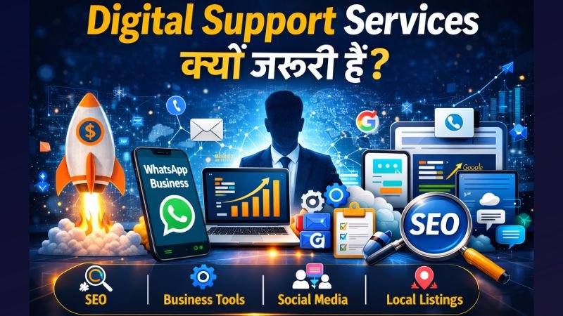 Digital Support Services क्यों जरूरी हैं और ये businesses को online growth में कैसे मदद करती हैं