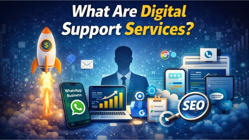 What are Digital Support Services and how they help businesses grow online